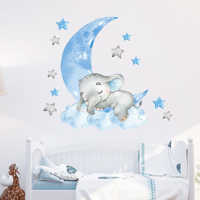 BabyElephant™- Autocollants muraux pour chambre de bébé | bébé